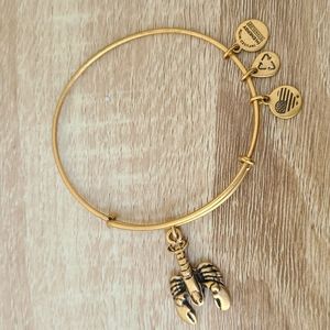 Alex & Ani Gold Lobster Bracelet
